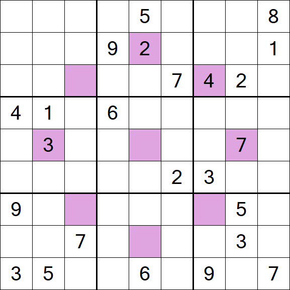 Asterisk Sudoku - Difícil