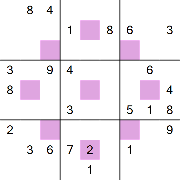 Asterisk Sudoku - Difícil