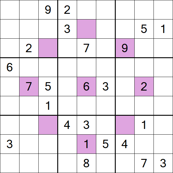 Asterisk Sudoku - Difícil