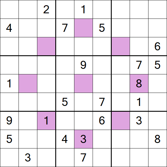 Asterisk Sudoku - Difícil