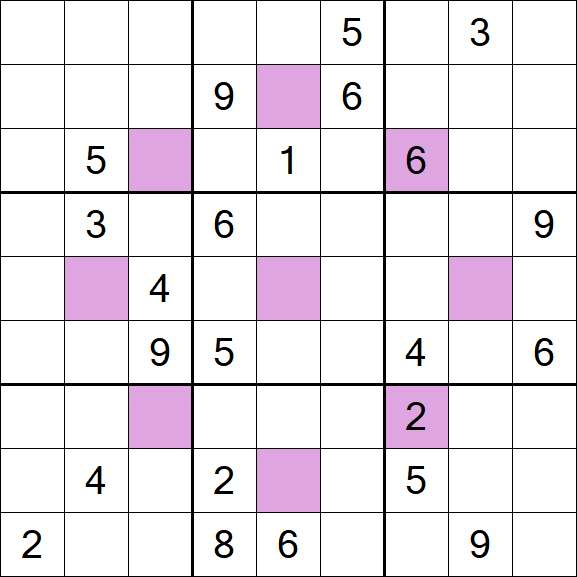 Asterisk Sudoku - Difícil