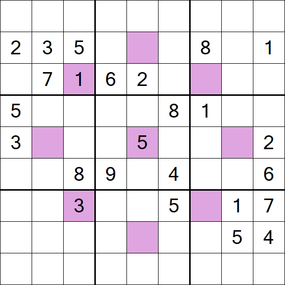 Asterisk Sudoku - Difícil