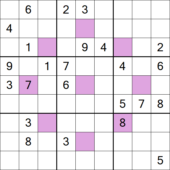 Asterisk Sudoku - Difícil