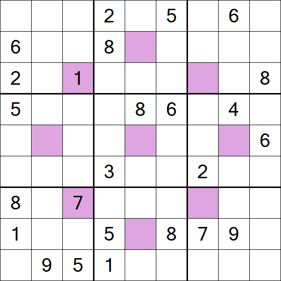 Asterisk Sudoku - Difícil