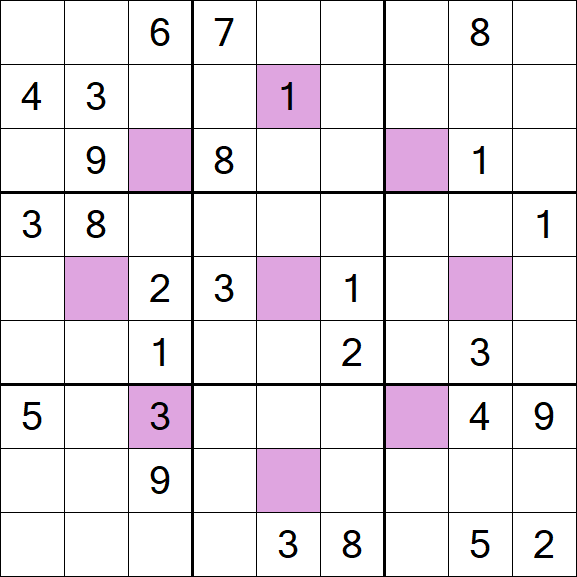 Asterisk Sudoku - Difícil