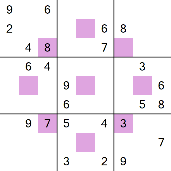 Asterisk Sudoku - Difícil