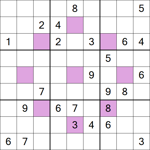 Asterisk Sudoku - Difícil