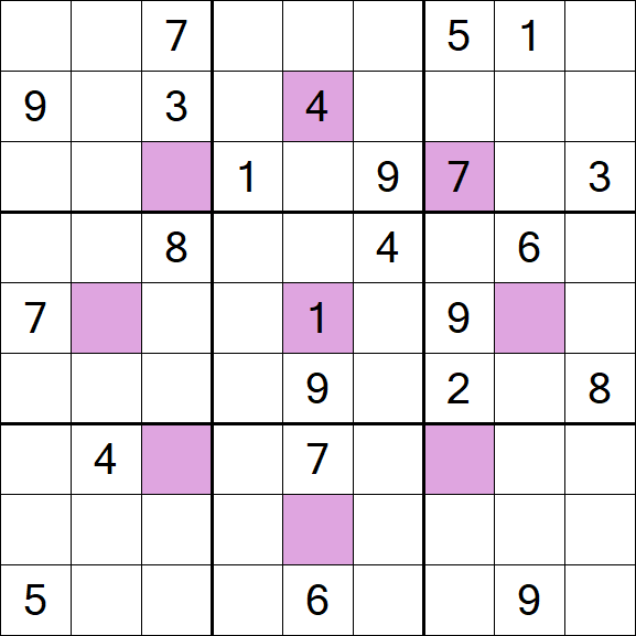 Asterisk Sudoku - Hard