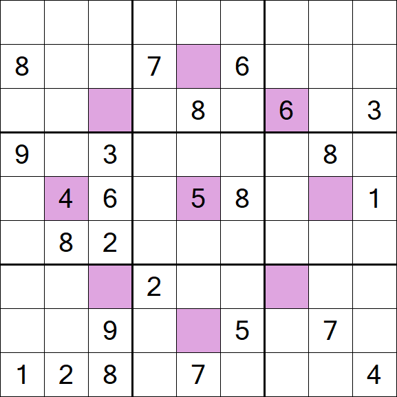 Asterisk Sudoku - Difícil