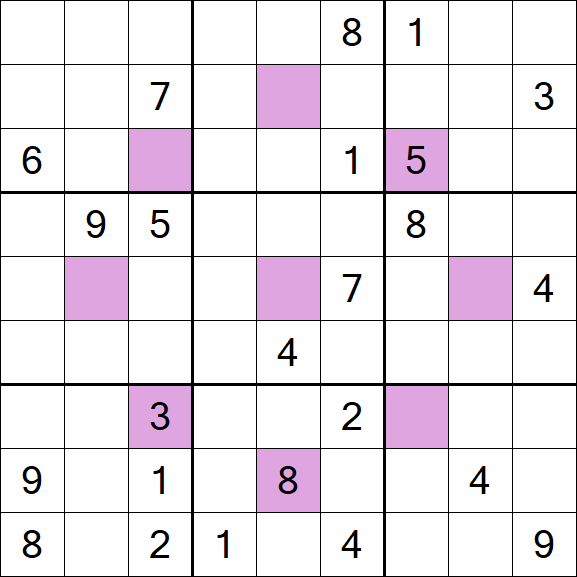 Asterisk Sudoku - Difícil