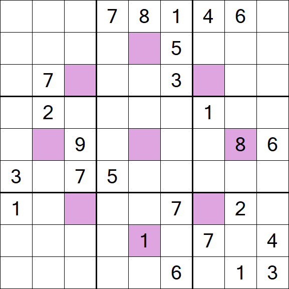 Asterisk Sudoku - Difícil