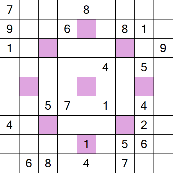 Asterisk Sudoku - Difícil