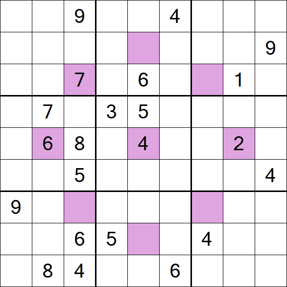 Asterisk Sudoku - Difícil