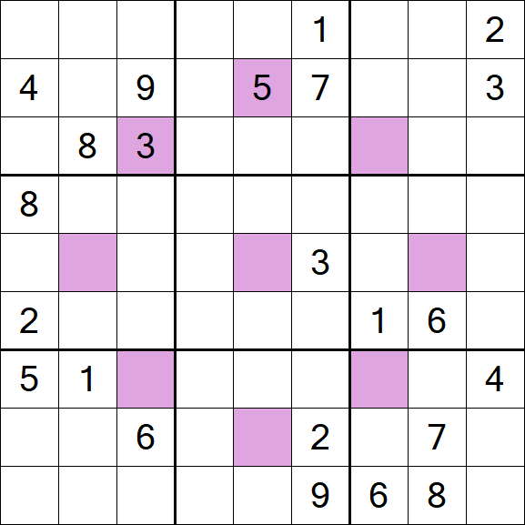 Asterisk Sudoku - Difícil