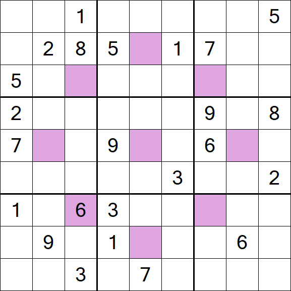 Asterisk Sudoku - Difícil
