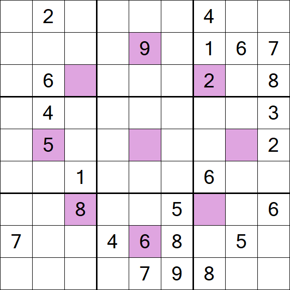 Asterisk Sudoku - Difícil