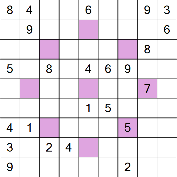 Asterisk Sudoku - Difícil