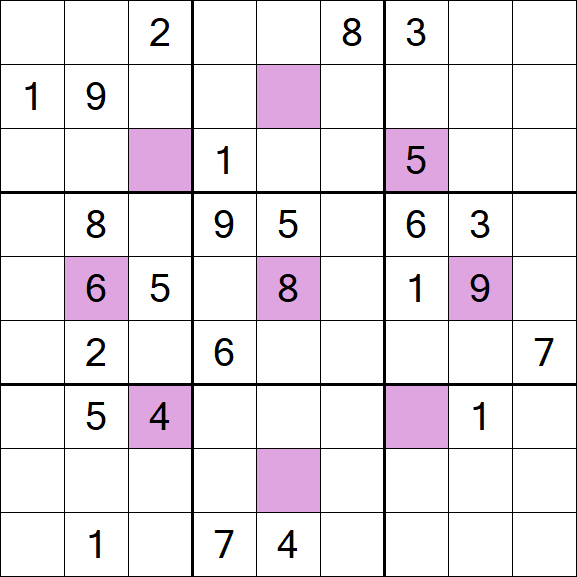 Asterisk Sudoku - Difícil