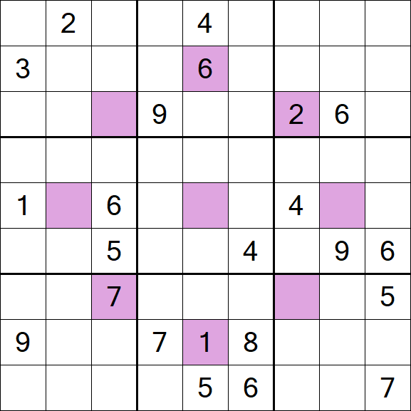 Asterisk Sudoku - Difícil