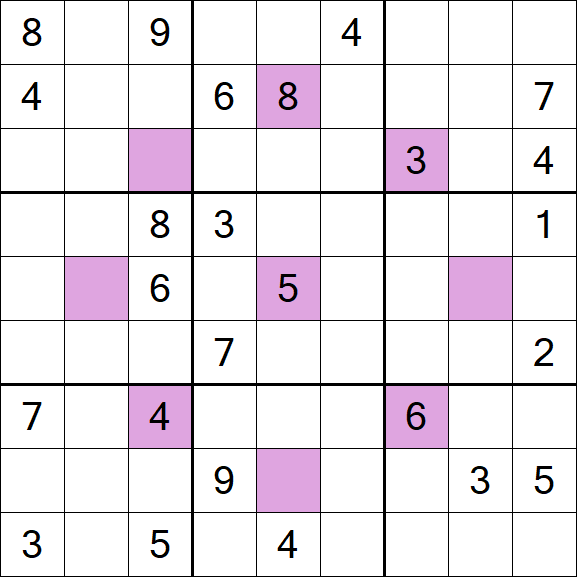 Asterisk Sudoku - Difícil