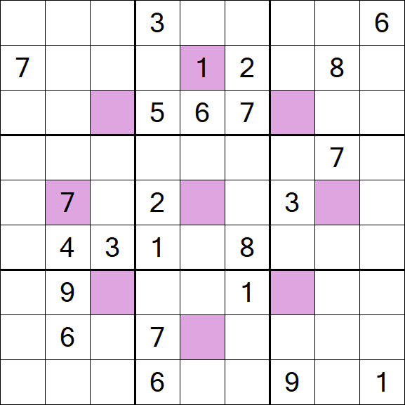 Asterisk Sudoku - Difícil