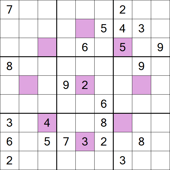 Asterisk Sudoku - Difícil