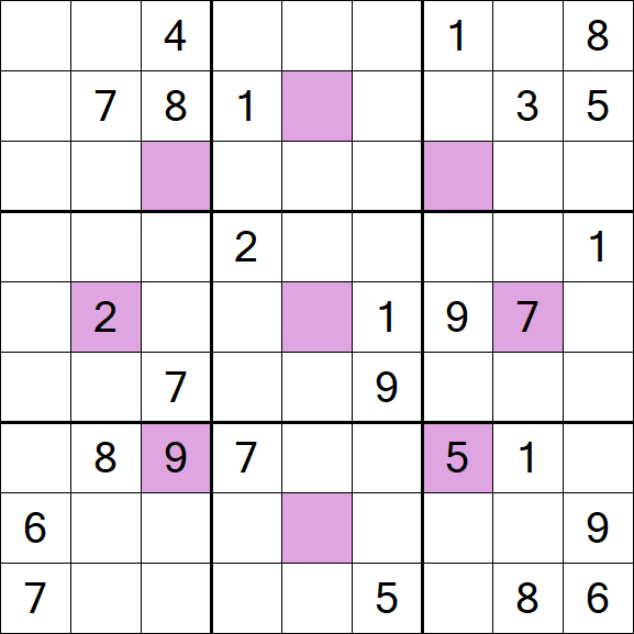Asterisk Sudoku - Difícil