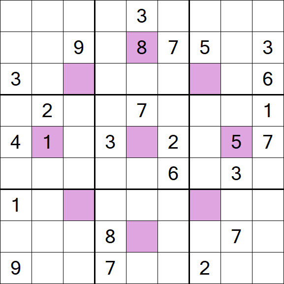 Asterisk Sudoku - Difícil