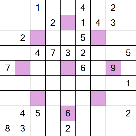 Asterisk Sudoku - Hard