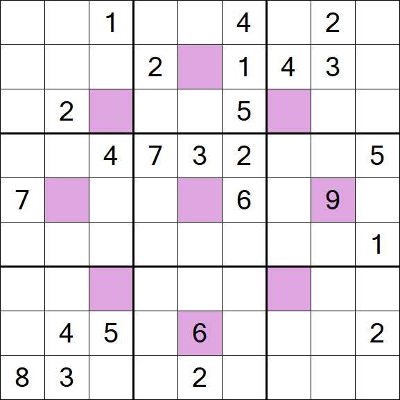 Asterisk Sudoku - Difícil