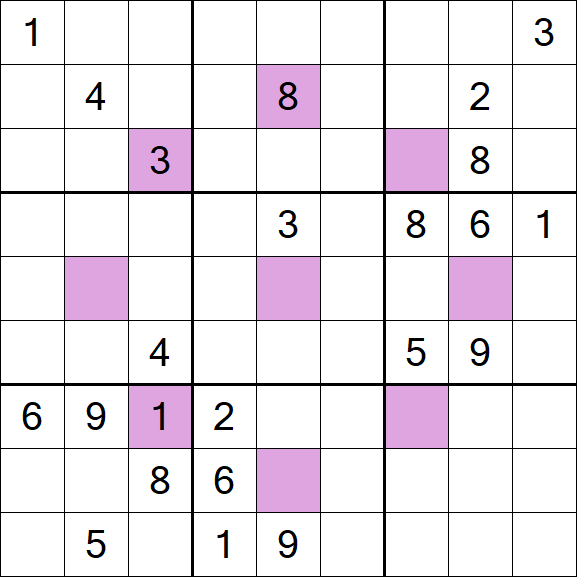 Asterisk Sudoku - Difícil