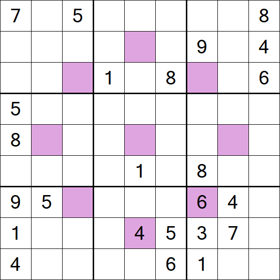 Asterisk Sudoku - Difícil