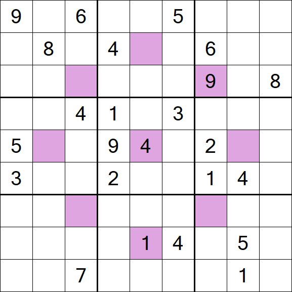 Asterisk Sudoku - Difficile