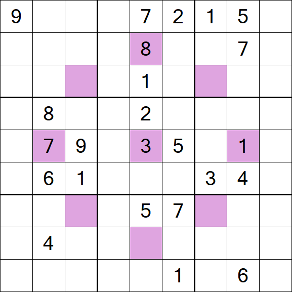 Asterisk Sudoku - Hard