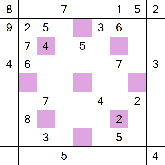 Asterisk Sudoku - Difficile