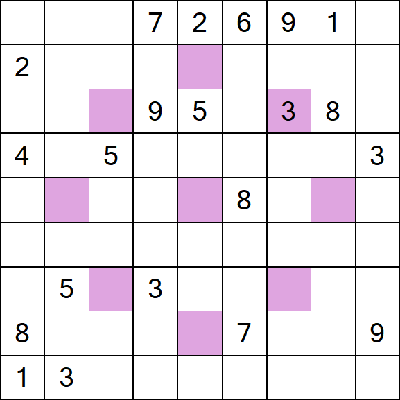 Asterisk Sudoku - Hard