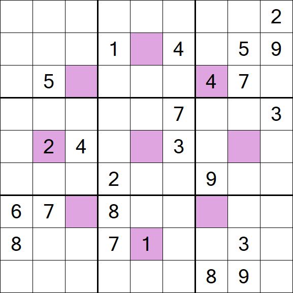 Asterisk Sudoku - Difícil