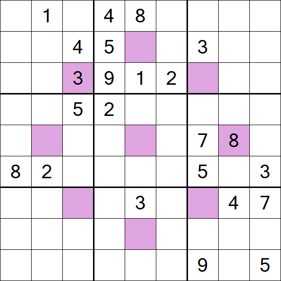 Asterisk Sudoku - Difficile