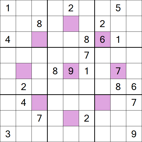 Asterisk Sudoku - Difficile