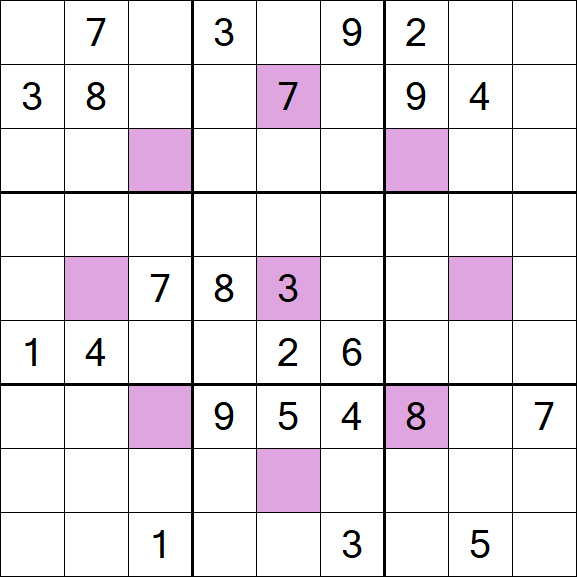Asterisk Sudoku - Difícil