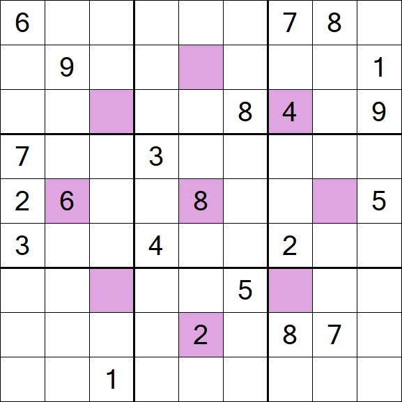 Asterisk Sudoku - Difficile