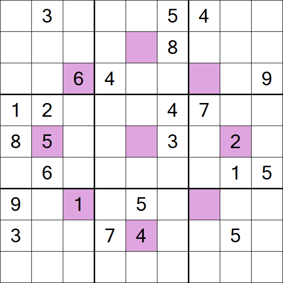 Asterisk Sudoku - Difícil