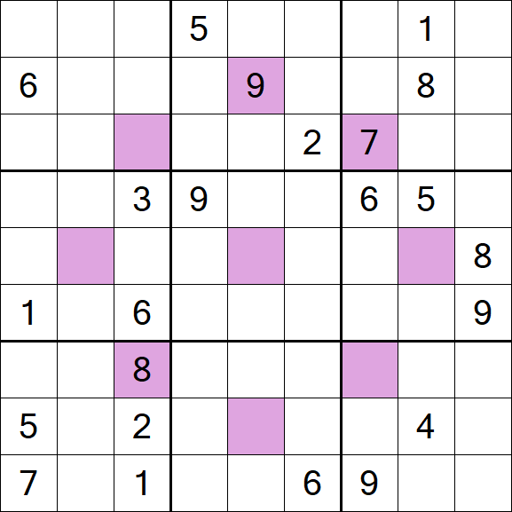Asterisk Sudoku - Difícil