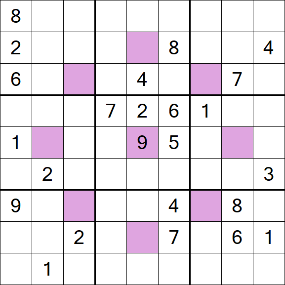 Asterisk Sudoku - Difícil