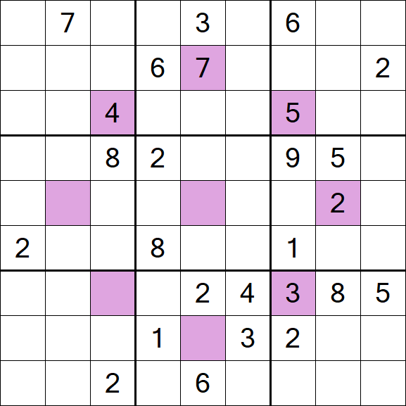 Asterisk Sudoku - Hard