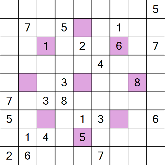 Asterisk Sudoku - Hard