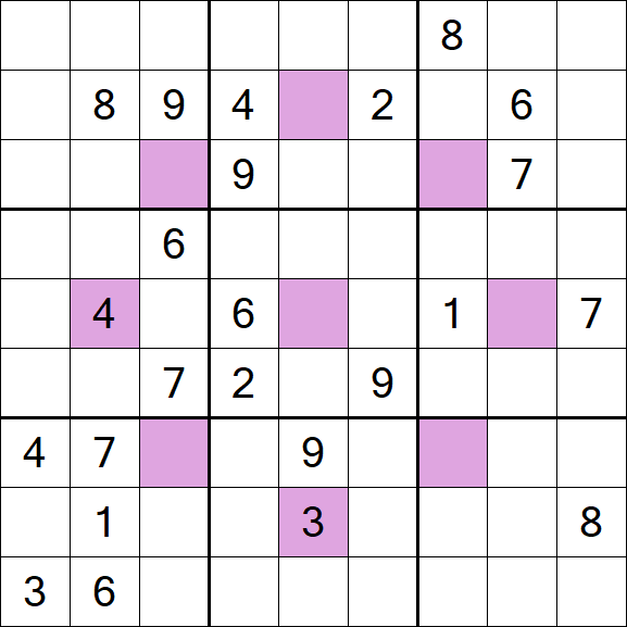 Asterisk Sudoku - Hard