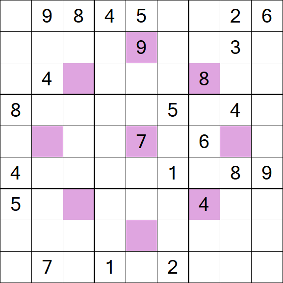 Asterisk Sudoku - Hard