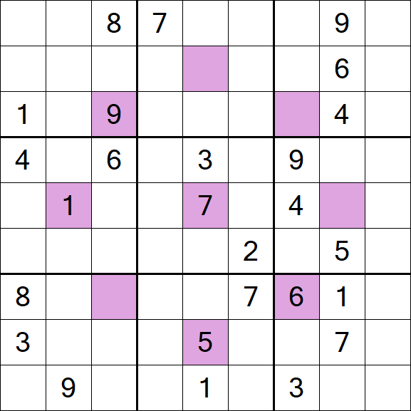 Asterisk Sudoku - Hard