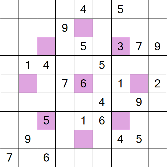 Asterisk Sudoku - Hard